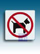 Pictogram Verboden voor honden