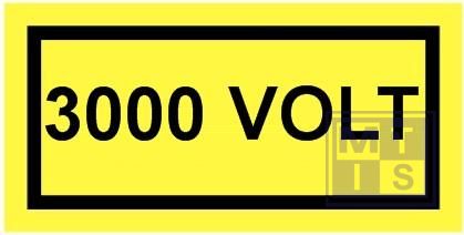 3000 volt vinyl 100x50mm