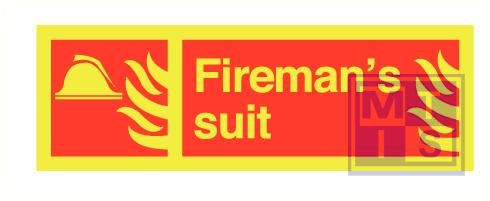 Imo fireman's suit zelfkl. vinyl fotolum 300x100mm