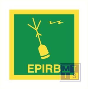 Imo epirb vinyl fotolum 150x150mm