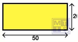 Stootband type D geel/zwart 5m