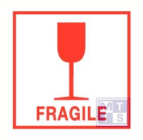 Fragile vinyl 100x100mm