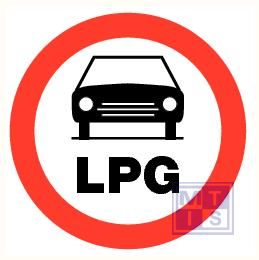 LPG auto verboden pp 400mm