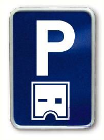 P+ parkeerschijf dib. 3 retrorefl. klasse I 400X600