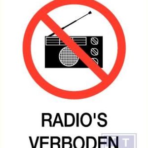 Radio's verboden pp 140x200mm