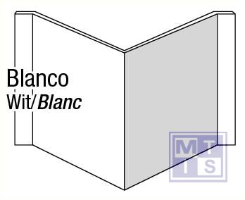 Blanco wit panoramisch pvc 150x300mm