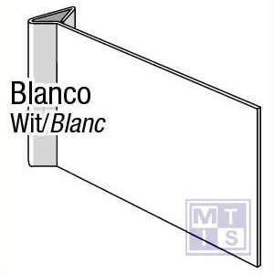 Blanco haaks pvc 400x200mm