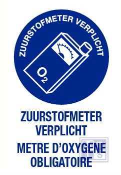 Zuurstofmeter verplicht nl/fr pp 140x200mm