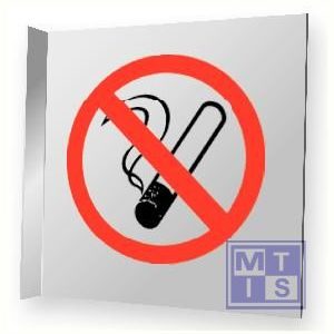 Roken verboden alu 150x150mm