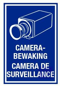 Camerabewaking / Camera de surveillance pp 400x600mm