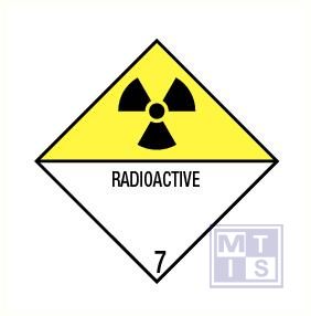 Radioactieve stoffen (7) vinyl 250x250mm