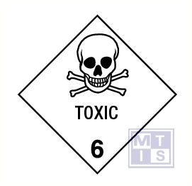 Toxic (6) vinyl 100x100mm