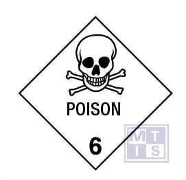 Poison (6) vinyl 300x300mm