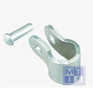 Toebehoren verbindingsbeugel  max 63mm schakels per 12 stuks