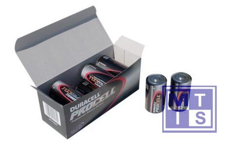 Duracell Industrial batterij/P-10   D-cel/PC1300