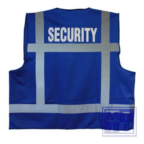 ATV Veiligheidsvest XXL blauw opdruk SECURITY